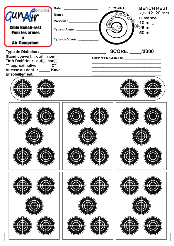 Un Challenge BENCH-REST ouvert à tous - Page 6 CibleBR3000 ind 1